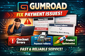 fix gumroad error payment issue checkout troubleshooting product optimization