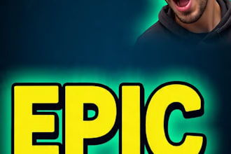 design viral youtube gaming thumbnail  minecraft fortnite