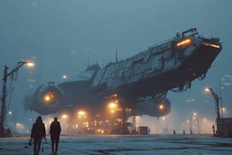 concept art for science fiction