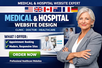 design medical healthcare doctor hospital website design wix booking system