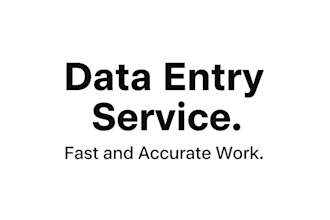 data entry and excel tasks