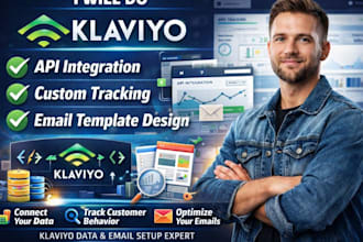 setup klaviyo email template design klaviyo API integration klaviyo tracking