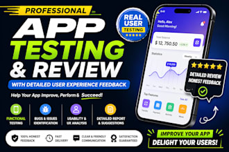 app test review mobile app for user experience and feedback app improvement rate