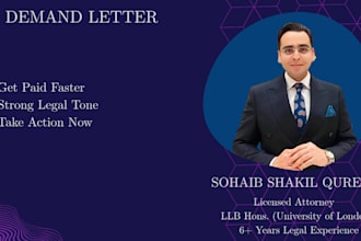 draft a powerful legal demand letter for payment or dispute
