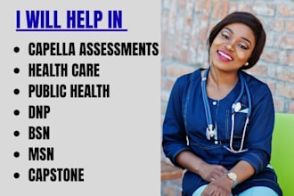 do capella assessments, , healthcare, dnp, bsn, capstone, public health, nursing