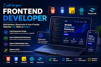build responsive ecommerce and dashboard sites HTML, CSS, js