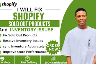 fix shopify sold out product issues