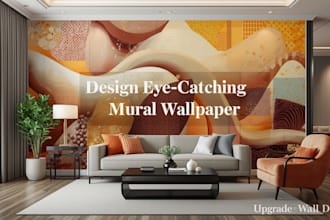 design eye catching mural wallpaper to upgrade your wall decor and space