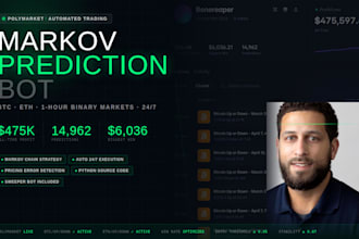 build a polymarket trading bot for crypto markets, copytrading bot