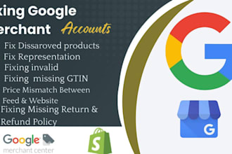 fix google merchant misrepresentation on suspension shopping ads suspension