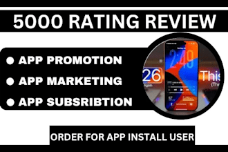 mobile app rating review, app promotion install, IOS review