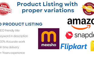 manage your amazon flipkart and meesho product listings
