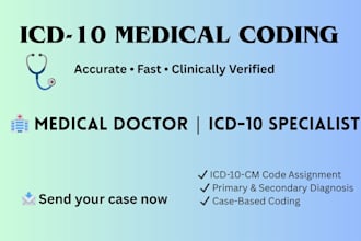 assign accurate icd 10cm codes for your medical cases