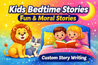 write engaging bedtime stories for kids