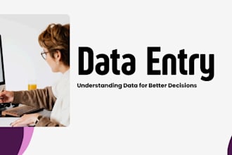 data entry typing and excel services
