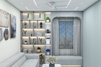 do realistic interior  3d design rendering