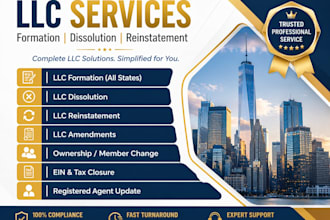 do us llc dissolution, ownership change, llc amendment, ein closure, s corp