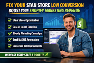 fix your stan store low conversion boost your shopify marketing revenue