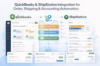 quickbooks integration for order shipping and acc automate