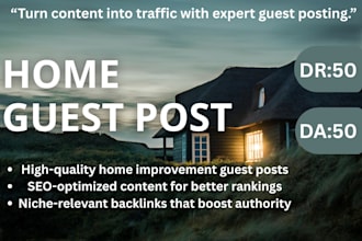 publish home improvement guest posts