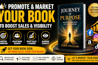 promote and market your book to boost sales and visibility