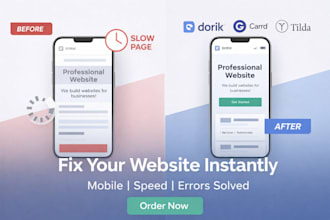 fix dorik carrd tilda mobile layout speed and broken page errors