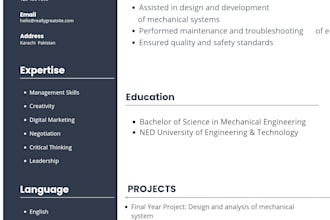 write professional ats friendly CV and resume