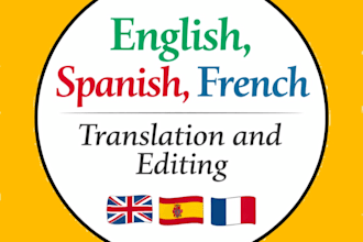 proofread and edit your french or spanish text for spelling and grammar