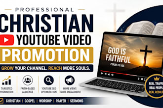 do christian youtube video promotion, gospel, christian video promotion