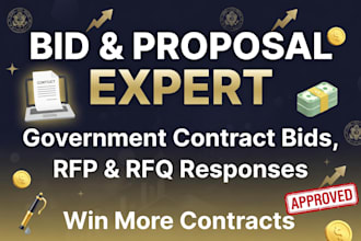 government contract bid proposal rfp response, rfq proposal writing to win bid