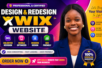 redesign wix website wix webiste design wix website redesign design wix website