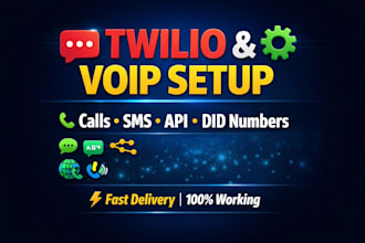 twilio voip SMS API and call routing setup