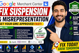 fix google merchant center suspension gmc misrepresentation product feed