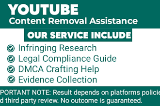 file dmca takedowns to remove stolen youtube content