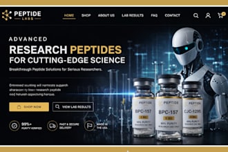 build peptide website fda complaint peptide website woocommerce peptide website