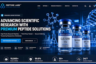 build peptide website fda complaint peptide research woocommerce peptide website