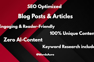 write engaging blog posts and articles