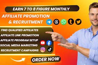 recruit targeted high converting affiliate to grow your saas affiliate program