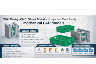 design cnc and sheet metal enclosures for mechanical and electronic products