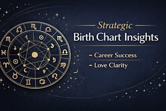 provide strategic birth chart insights for clear and successful love and career