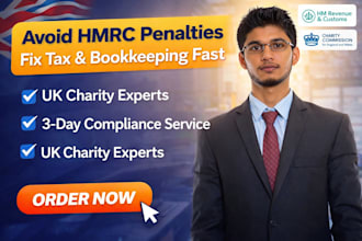 handle UK charity tax return and bookkeeping with hmrc compliance fast