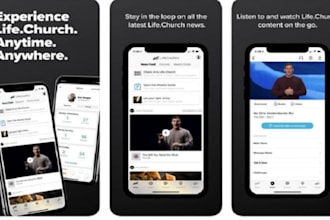 develop ai church app, bible app, ministry website, prayer app, christian app