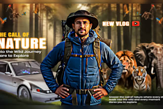 design high ctr youtube thumbnail for travel vlog