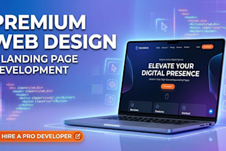 design and develop landing pages