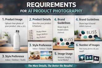 create ai product photography  lifestyle and studio mockups