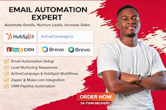 setup zoho CRM, jotform, calendly, zapier, gmail, mailchimp, hubspot automation