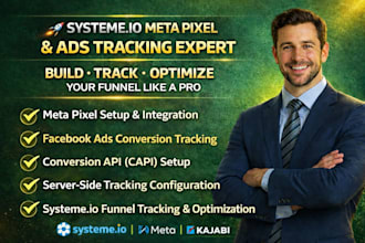 setup systeme io meta pixel ads tracking conversion API server side tracking