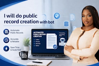 do public records creation with bot