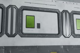 create high quality game ready 3d hard surface model