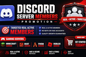 do discord server promotion, discord growth, management and discord advertising,